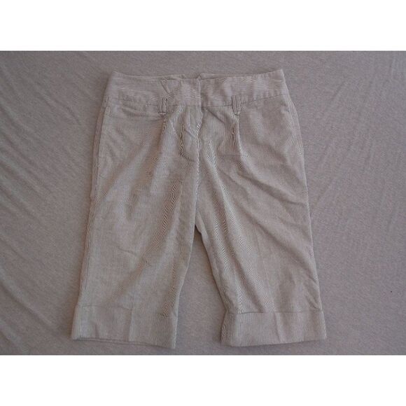 Essentials By ABS Capri Pants Sz 14 Women Striped Straight Leg Boho - Picture 1 of 7